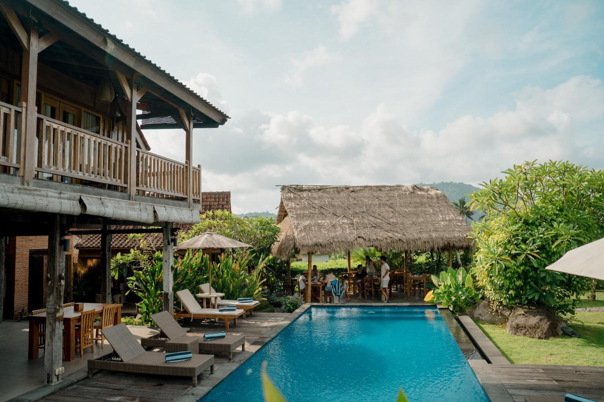 Kubu Sakian Villa And Restaurant Sidemen Silebeng Экстерьер фото