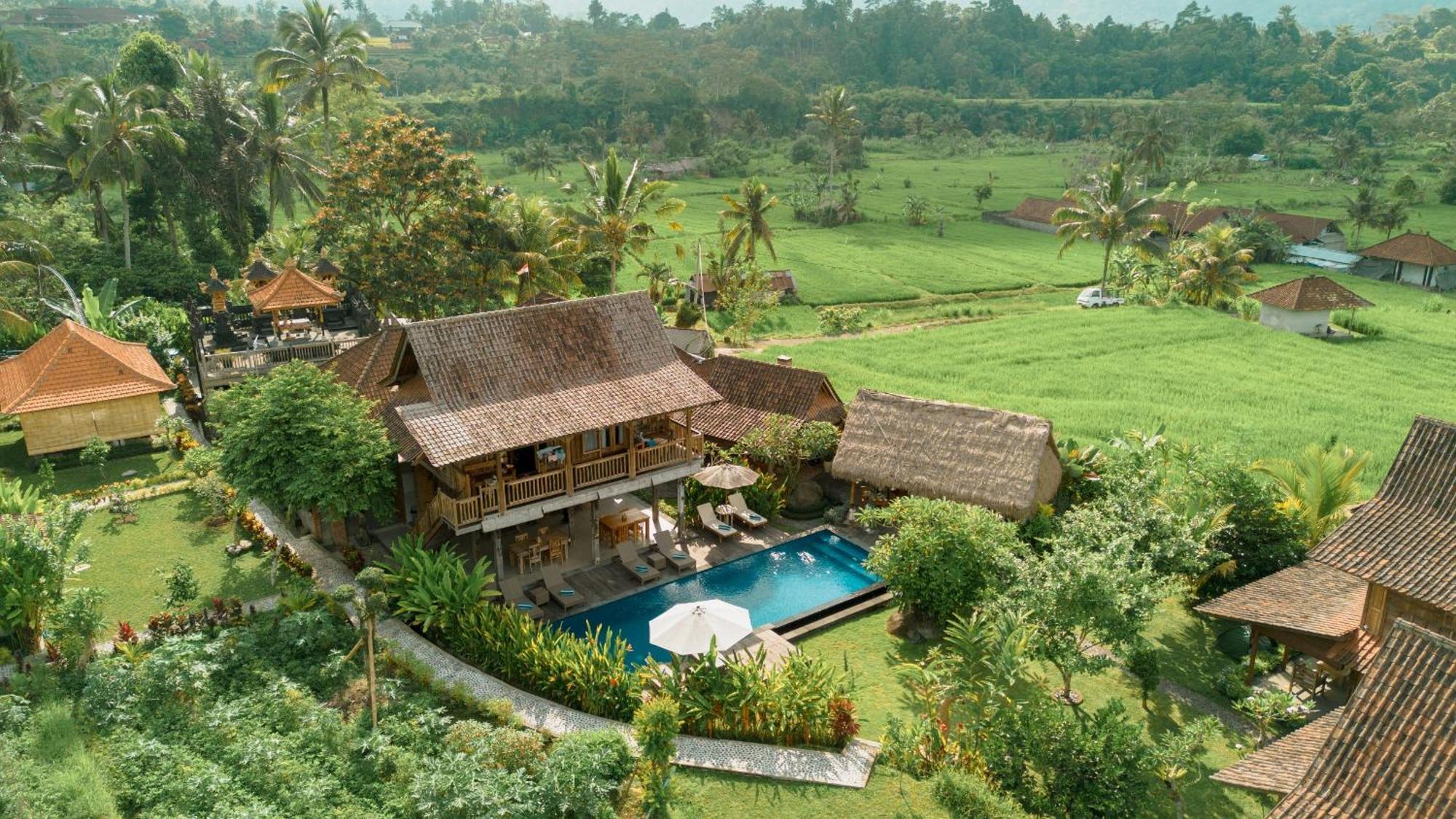 Kubu Sakian Villa And Restaurant Sidemen Silebeng Экстерьер фото