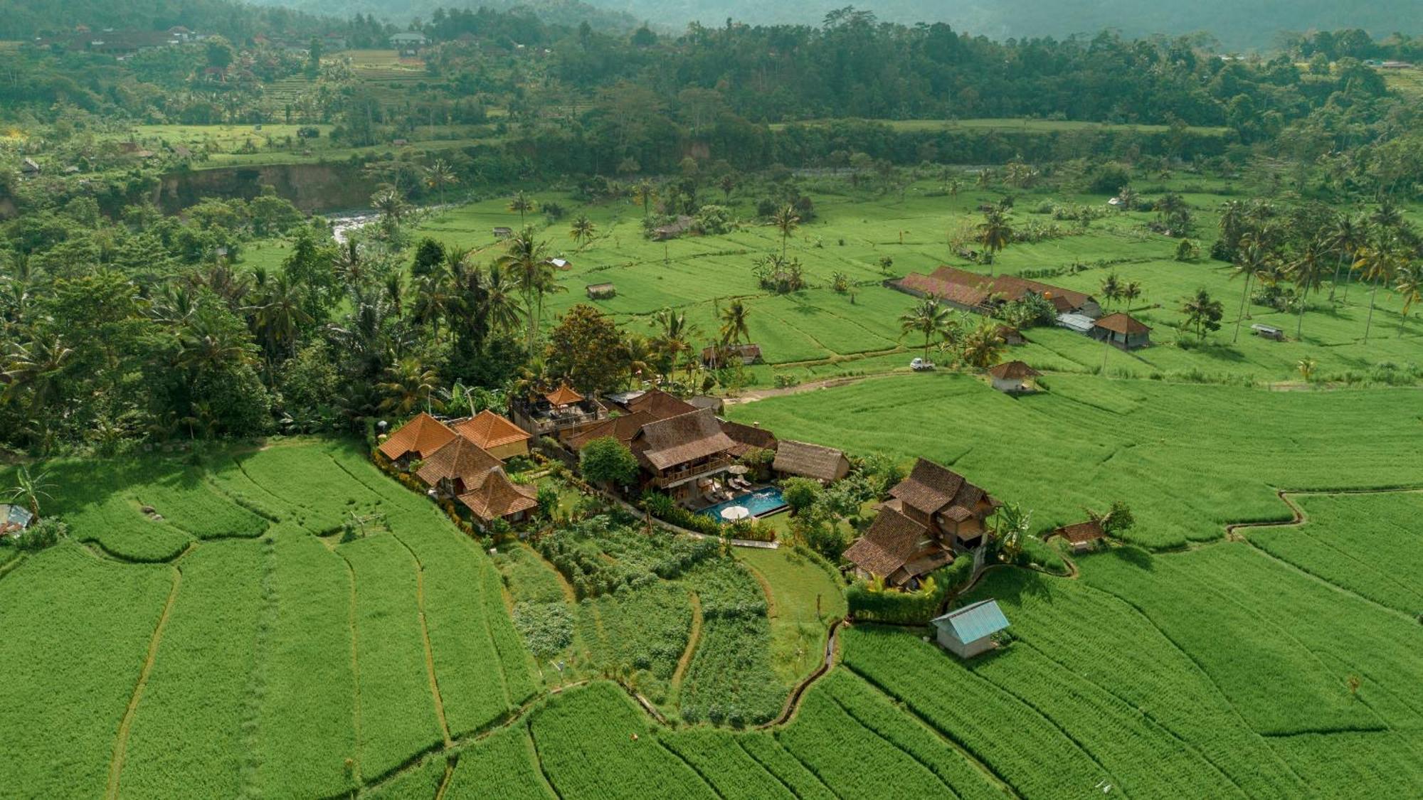 Kubu Sakian Villa And Restaurant Sidemen Silebeng Экстерьер фото